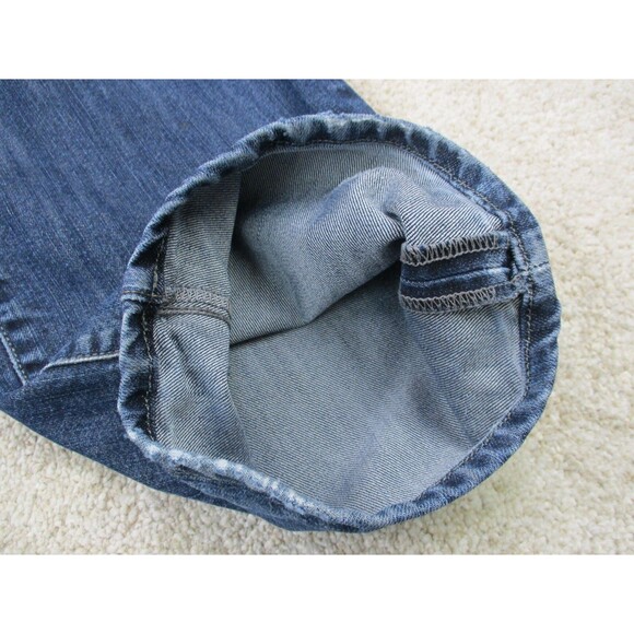 Mavi Jeans Mens 34 Blue Matt Relaxed Straight Leg Distressed Denim Casual 34x33 - Picture 4 of 14